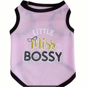 Little Miss Bossy Dog Shirt